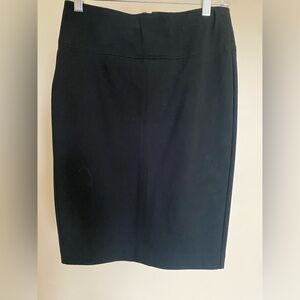 Ann Taylor Black Pencil Ponte Stretch Skirt